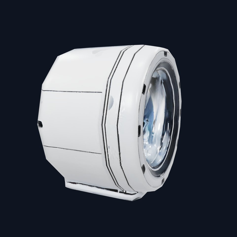 Futuristic MRI Machine Model Pack