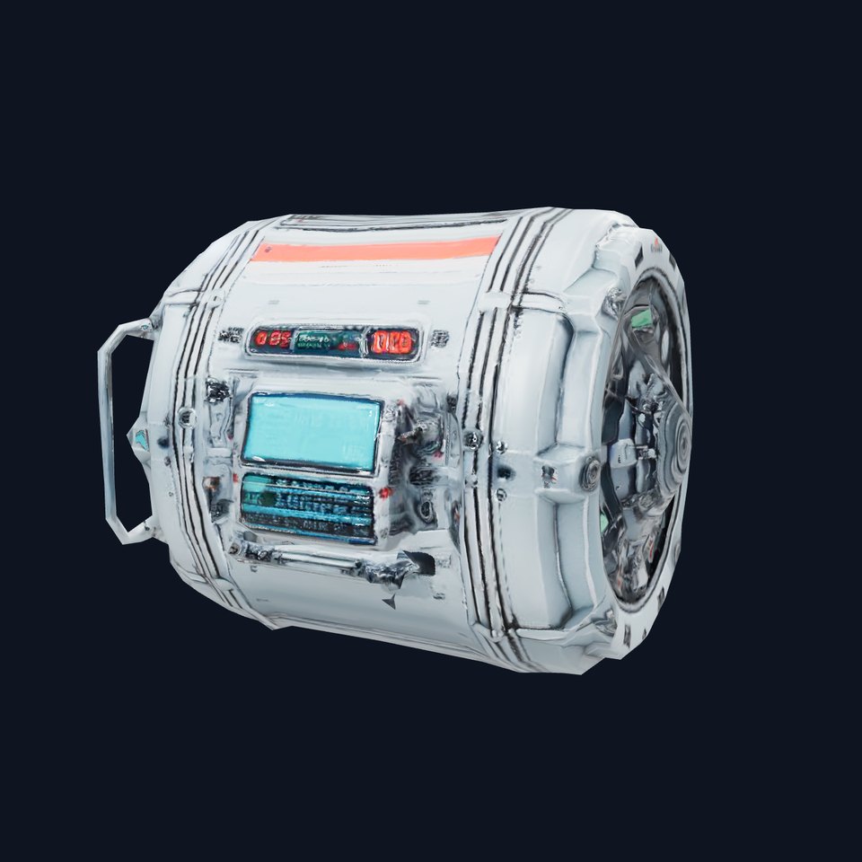 Futuristic Engine Module model pack