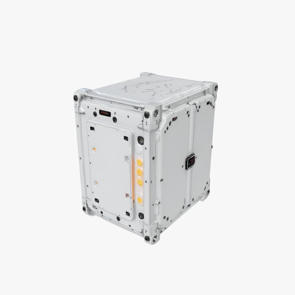 Industrial Container Model Pack with Orange Indicators