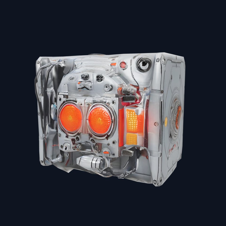 Futuristic Control Device Model Pack with Luminous Displays