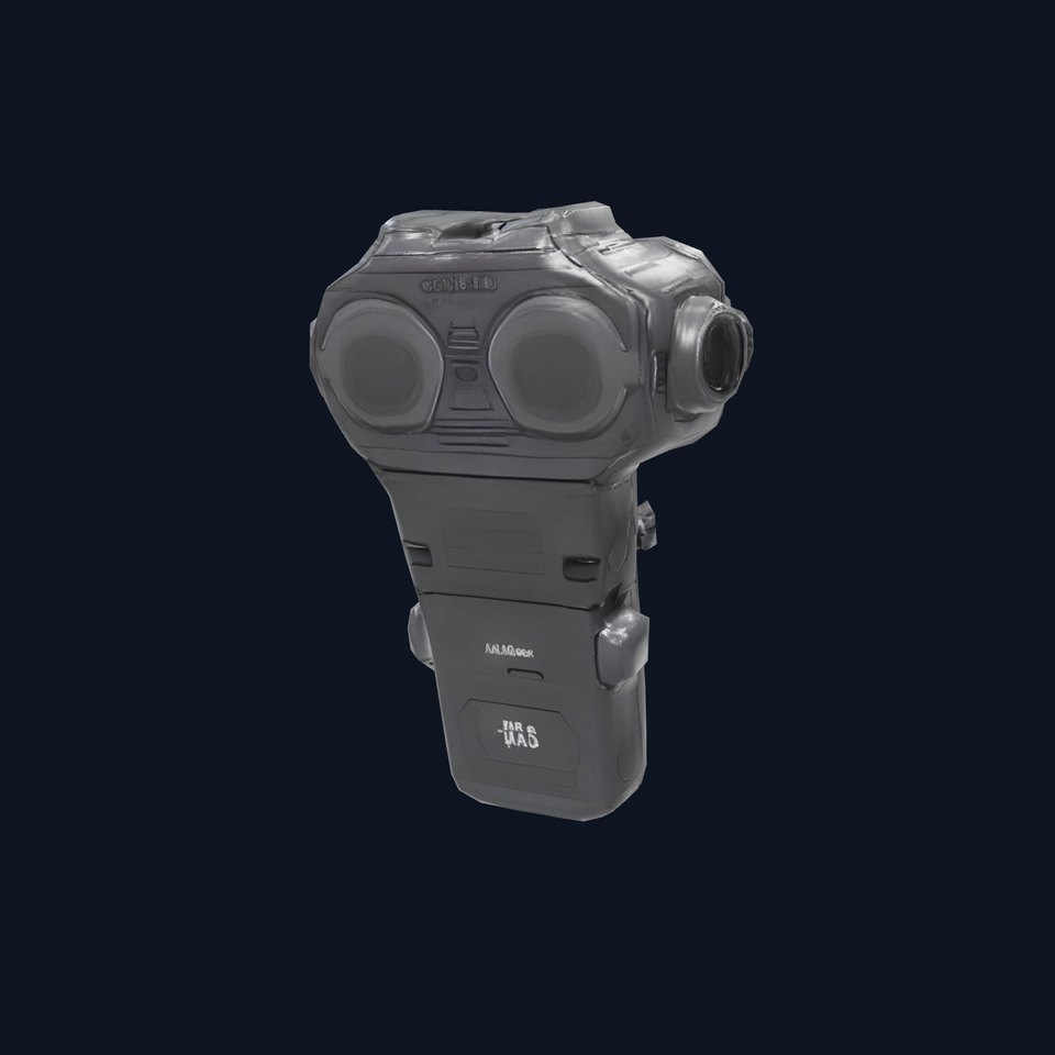 Futuristic Device model pack with PBR Textures