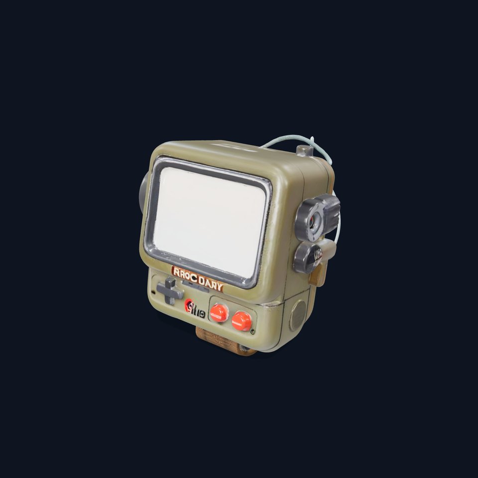 RetroFuturistic Wrist Device Model Pack viewer poster