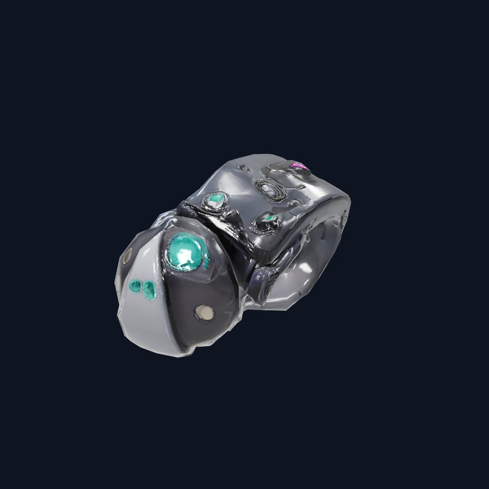 Futuristic Electronic Wristband Model Pack