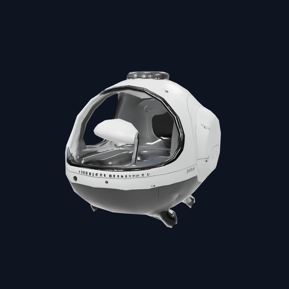 Futuristic Pod Vehicle Model Pack