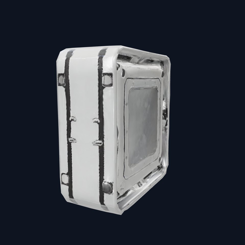 Industrial Metal Panel model pack with screws and bolts