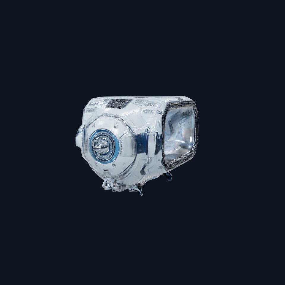 Futuristic Hypersleep Pod Model Pack