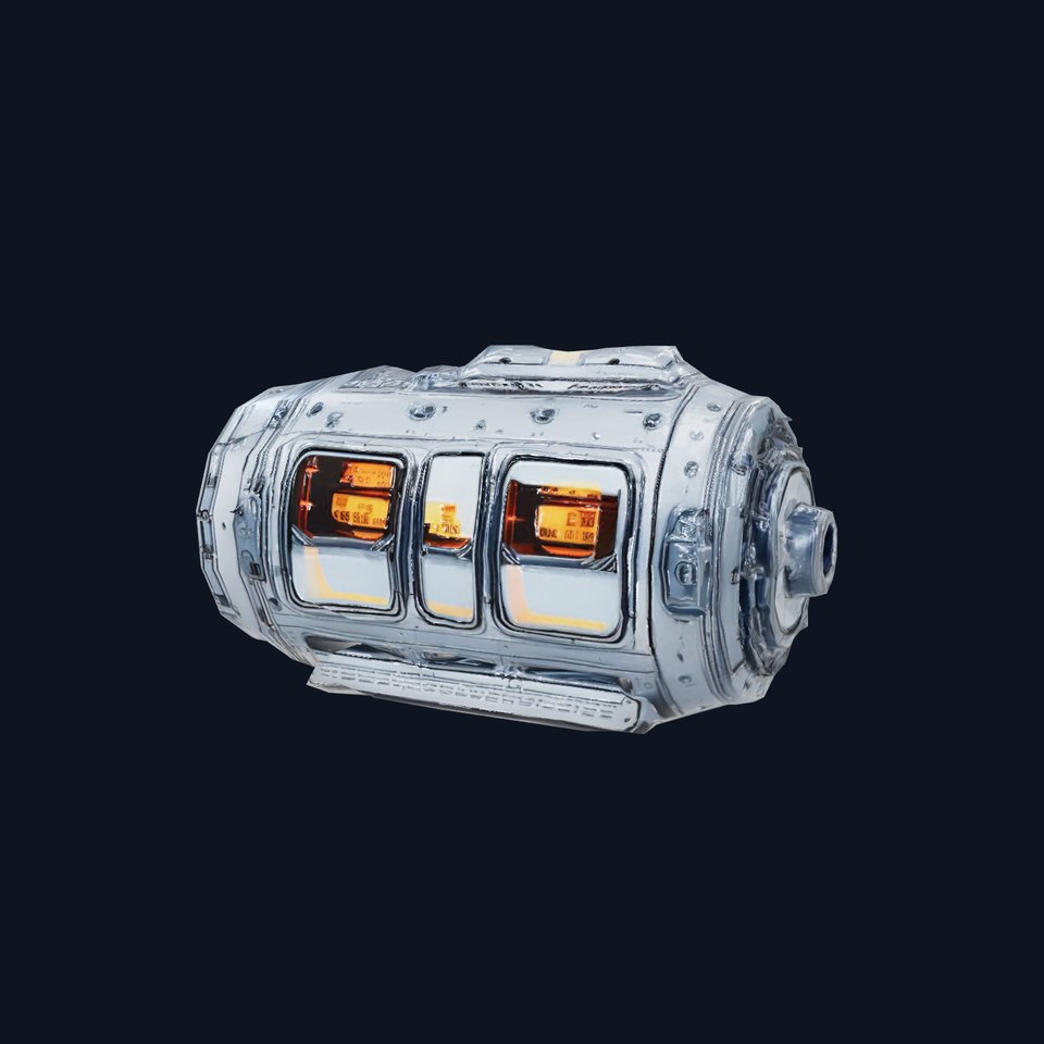 Futuristic Energy Core model pack with detailed components viewer poster