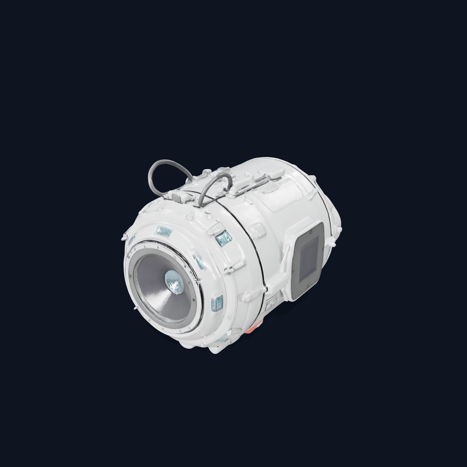 Futuristic Space Capsule Model Pack viewer poster