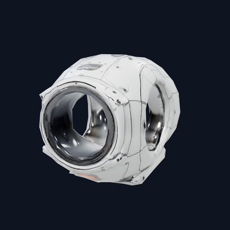 Futuristic Escape Pod model pack