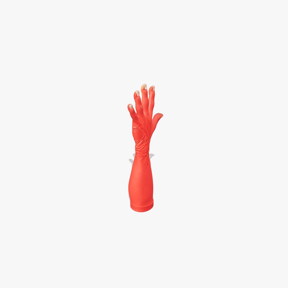 Red Glove Hand Model Pack with Extended Fingers