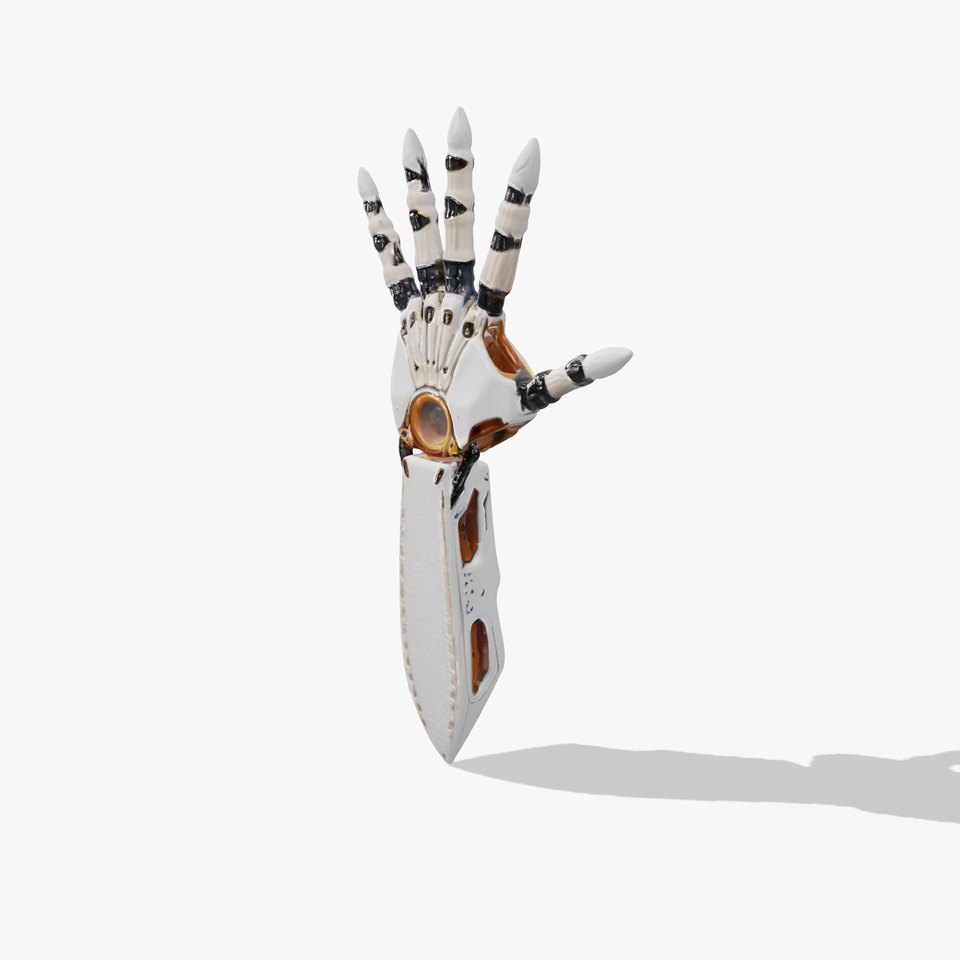 Futuristic Robotic Hand Model Pack viewer poster