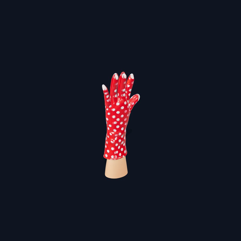 Red Polka Dot Glove Model Pack