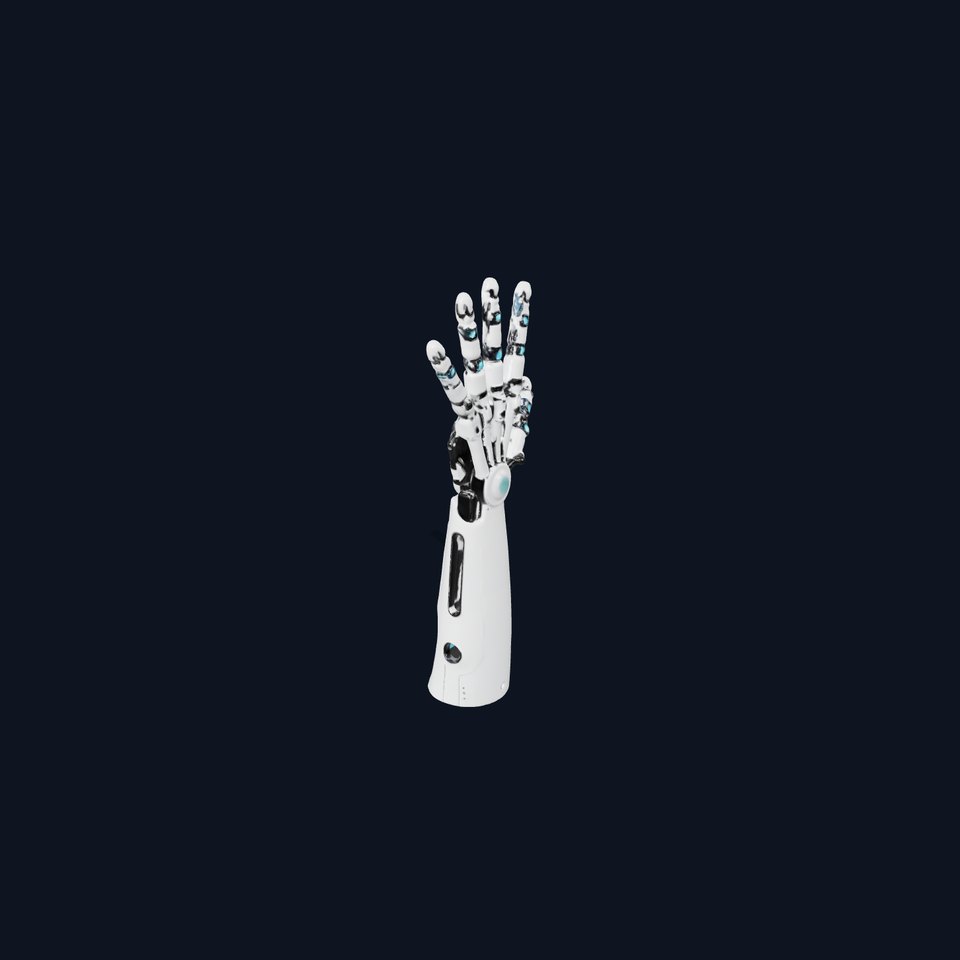 Futuristic Robotic Hand Model Pack