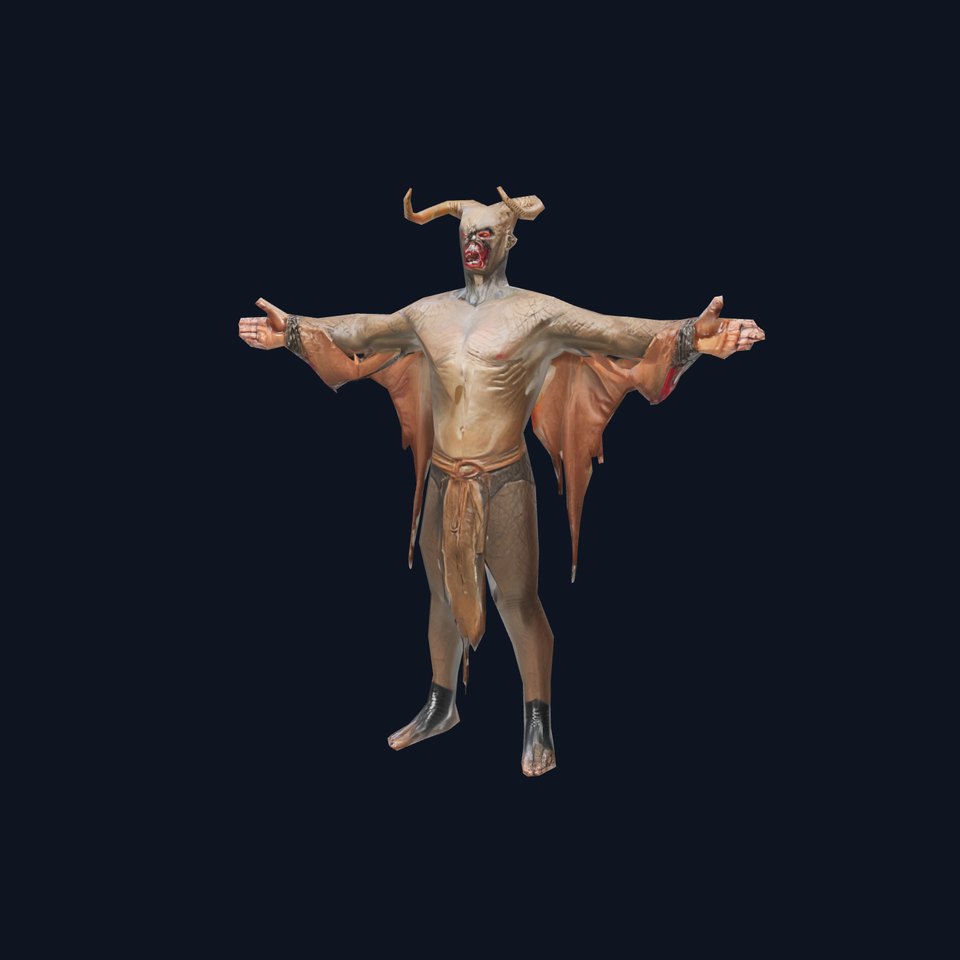 Demon Character Model Pack with Detailed Textures
