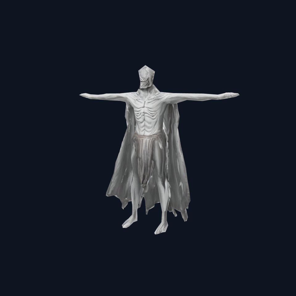 Dark Creature Model Pack with Textured Cape and Cloth