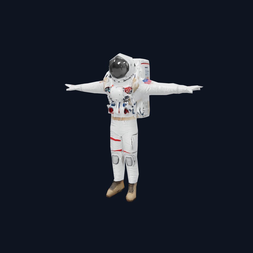 Astronaut Suit Model Pack with Detailed Textures