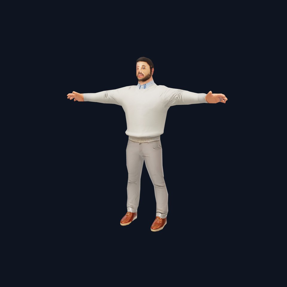 Casual Male Character Model Pack  Animated Poses Collection