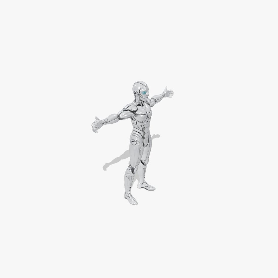 Futuristic Android Model Pack with Metallic Finish