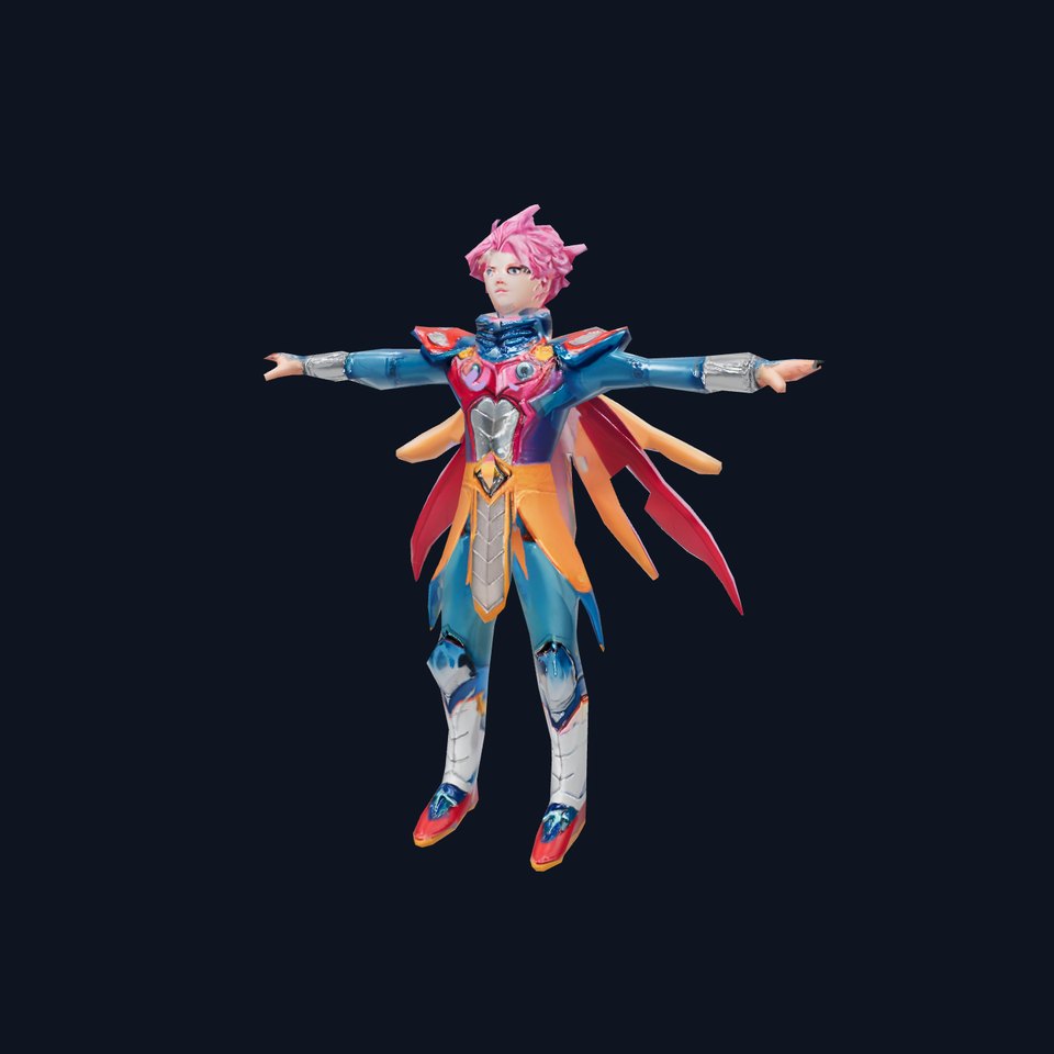 Heroic Outfit Character Model Pack with Vibrant Details