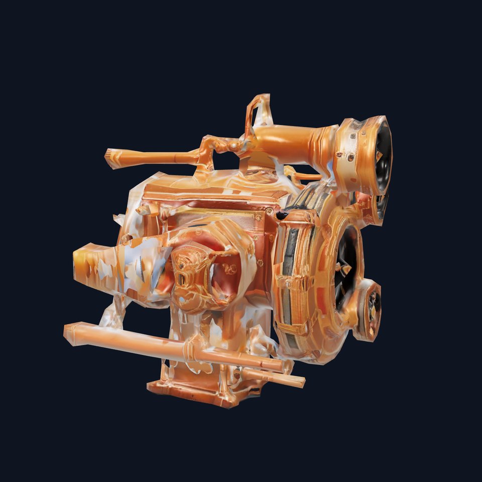 Steampunk Industrial Engine Model Pack