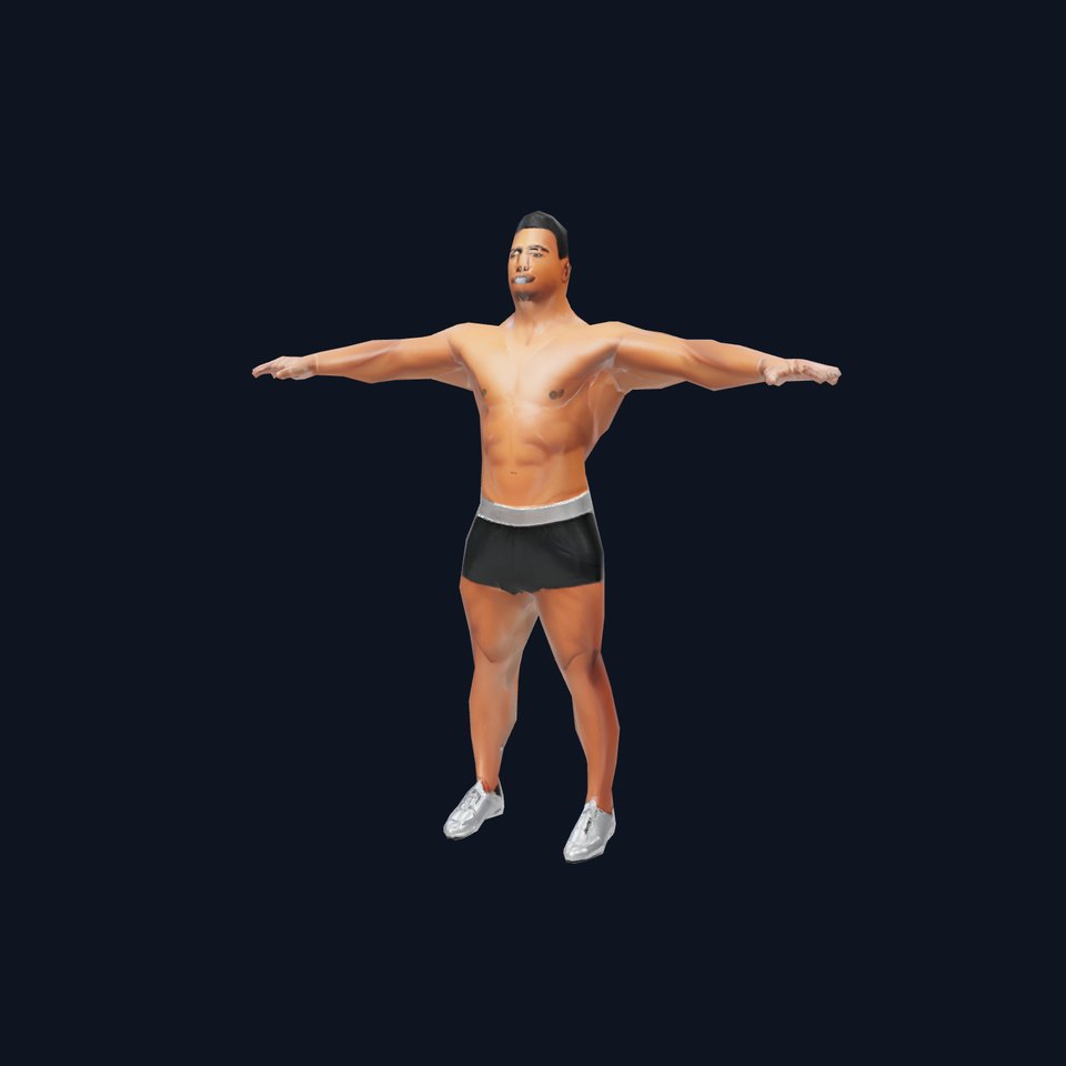 Athletic Male Character Model Pack  Muscular Build