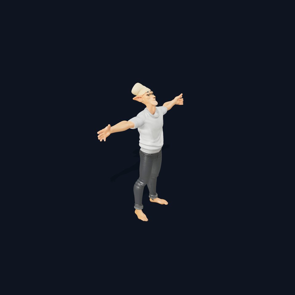 Elflike Character Model Pack with Highly Detailed Features