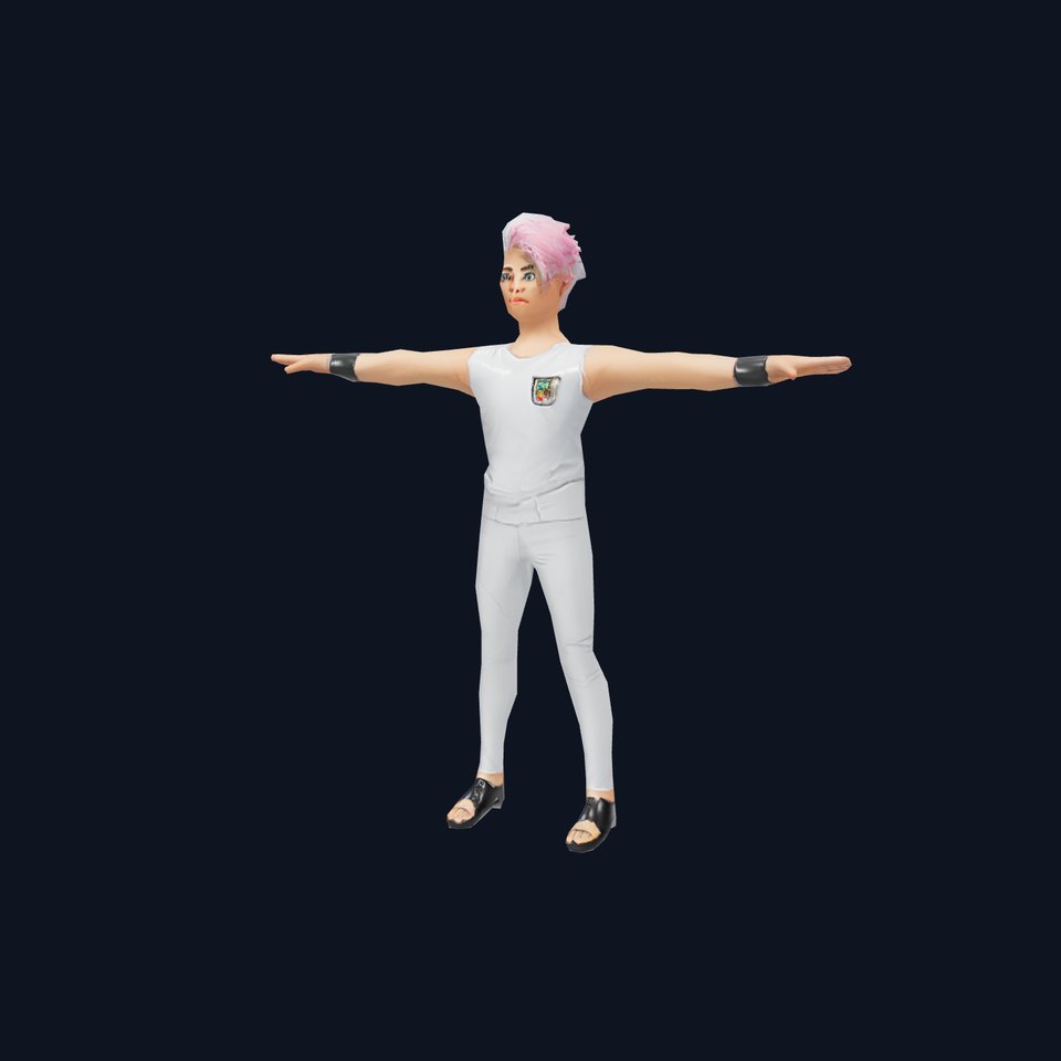 Stylish Character Model Pack with Detailed Textures