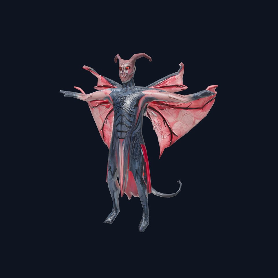 Demonic Creature Model Pack with Wings and Horns