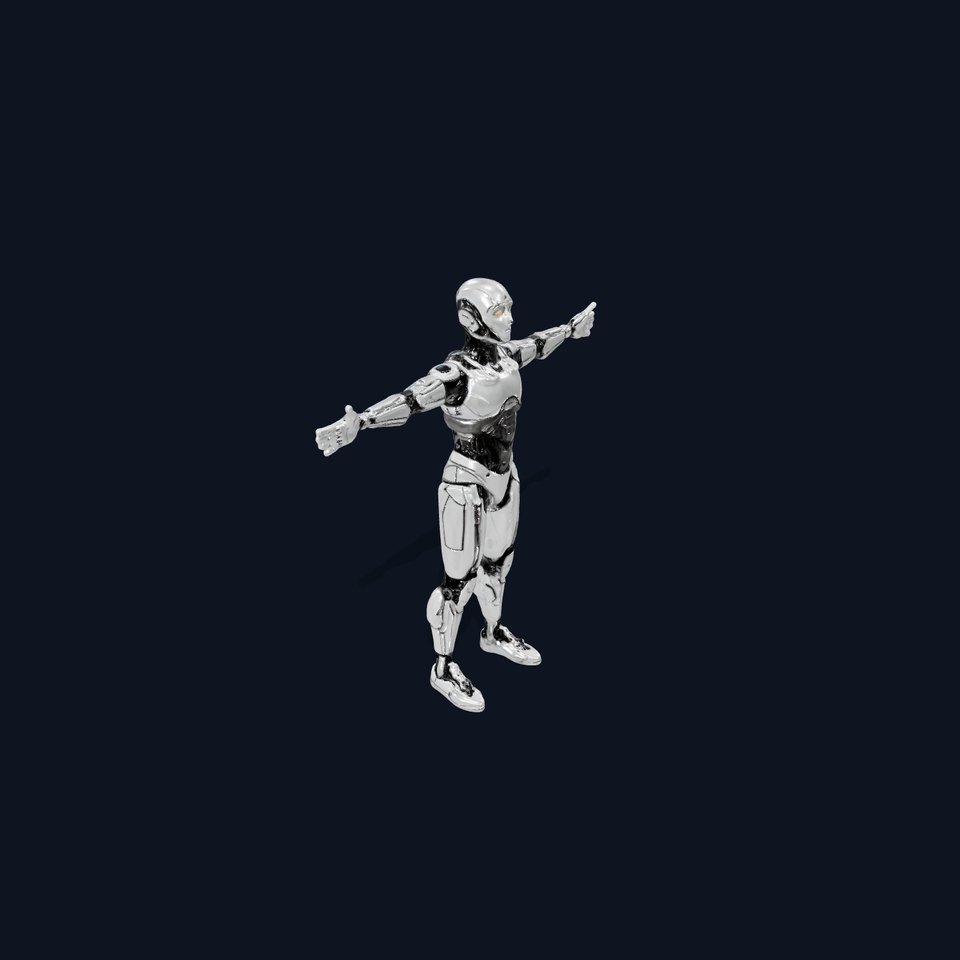 Humanoid Robot Armature Model Pack