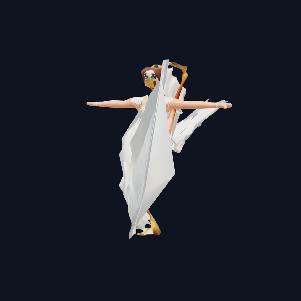 Princess Character Model Pack with Detailed Gown viewer poster