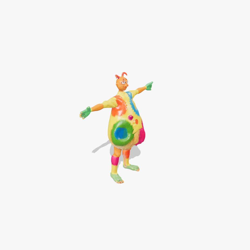 Colorful Furry Cartoon Character Model Pack