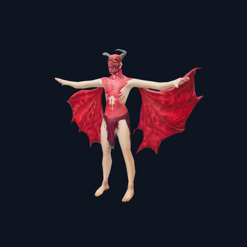 Demonic Creature Model Pack with Detailed Textures