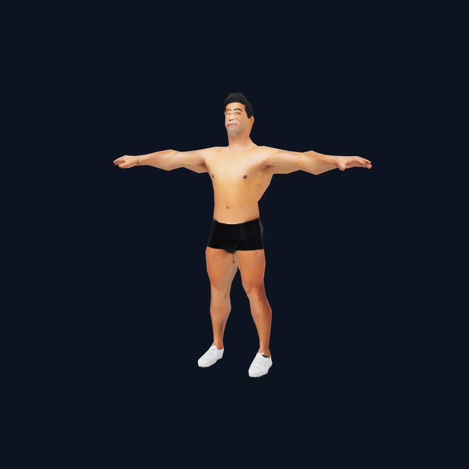 Dynamic Athletic Male Character Model Pack