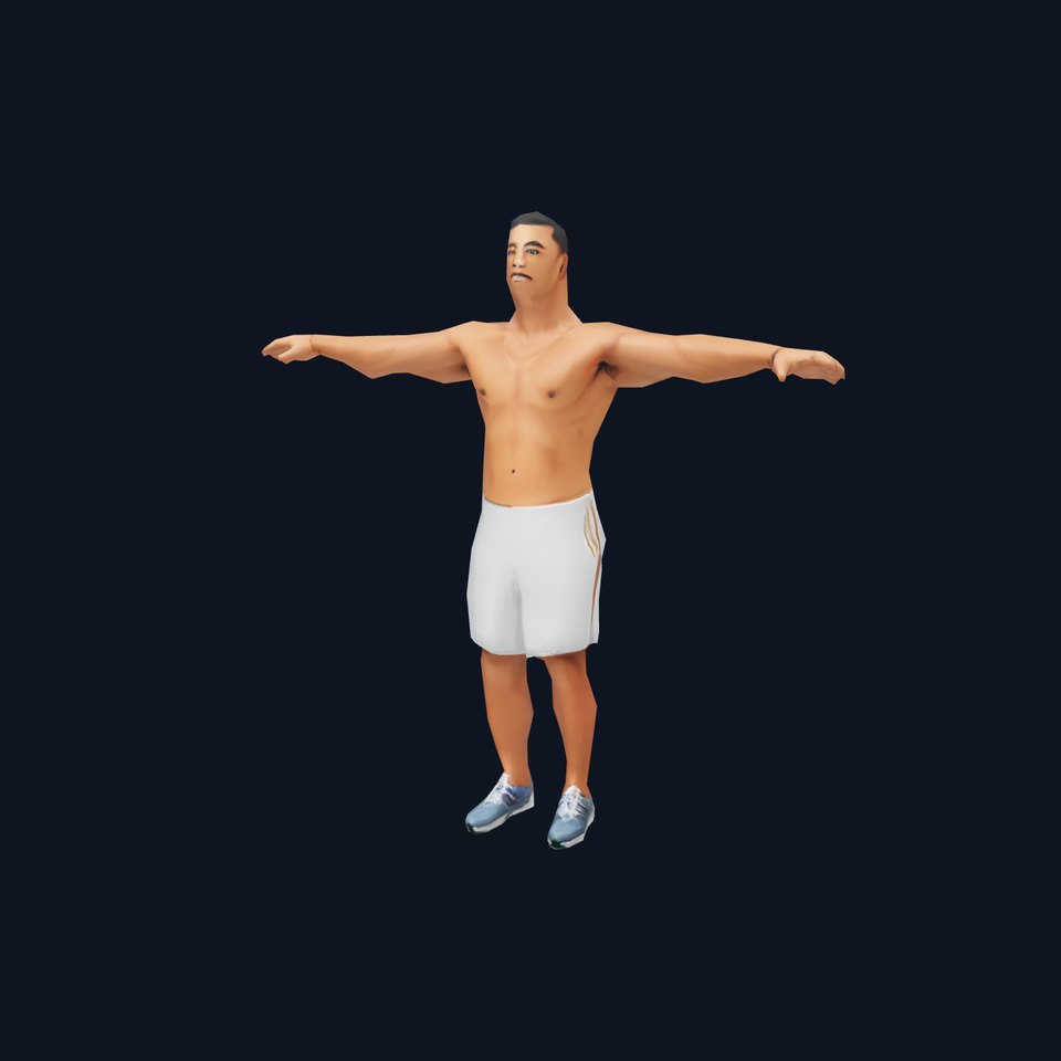 Athletic Male Model Pack with Realistic Textures