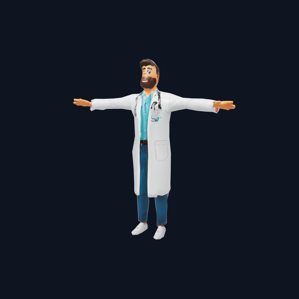 Doctor Character Model Pack  Professional Asset Collection viewer poster