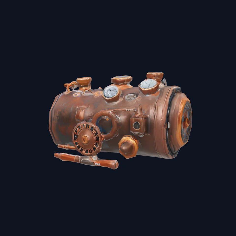 Steampunk Engine Gauge model pack