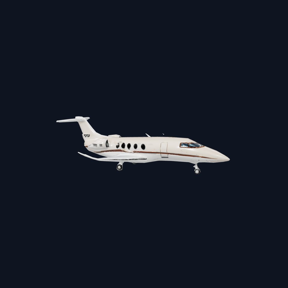 Luxury Business Jet Model Pack with Elegant Features