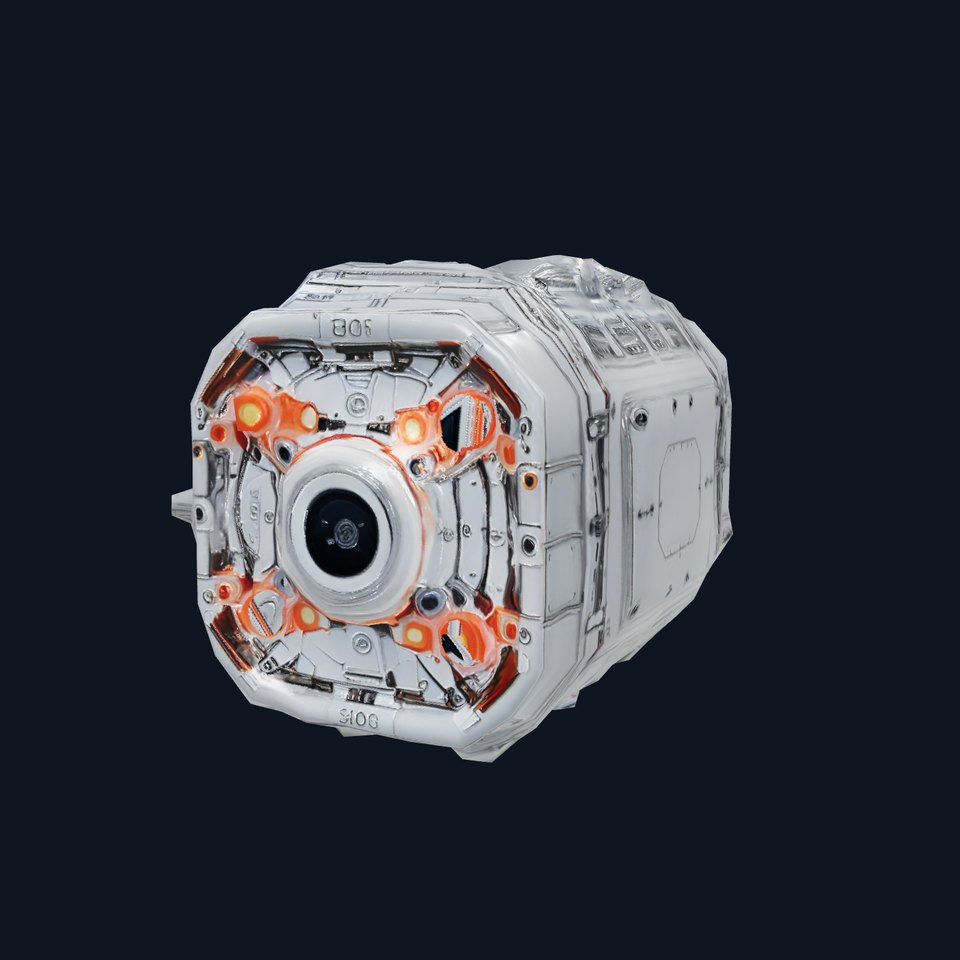 Futuristic Engine model pack with detailed textures