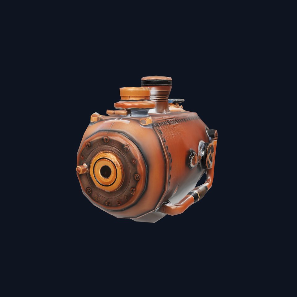 Steampunk Boiler Model Pack