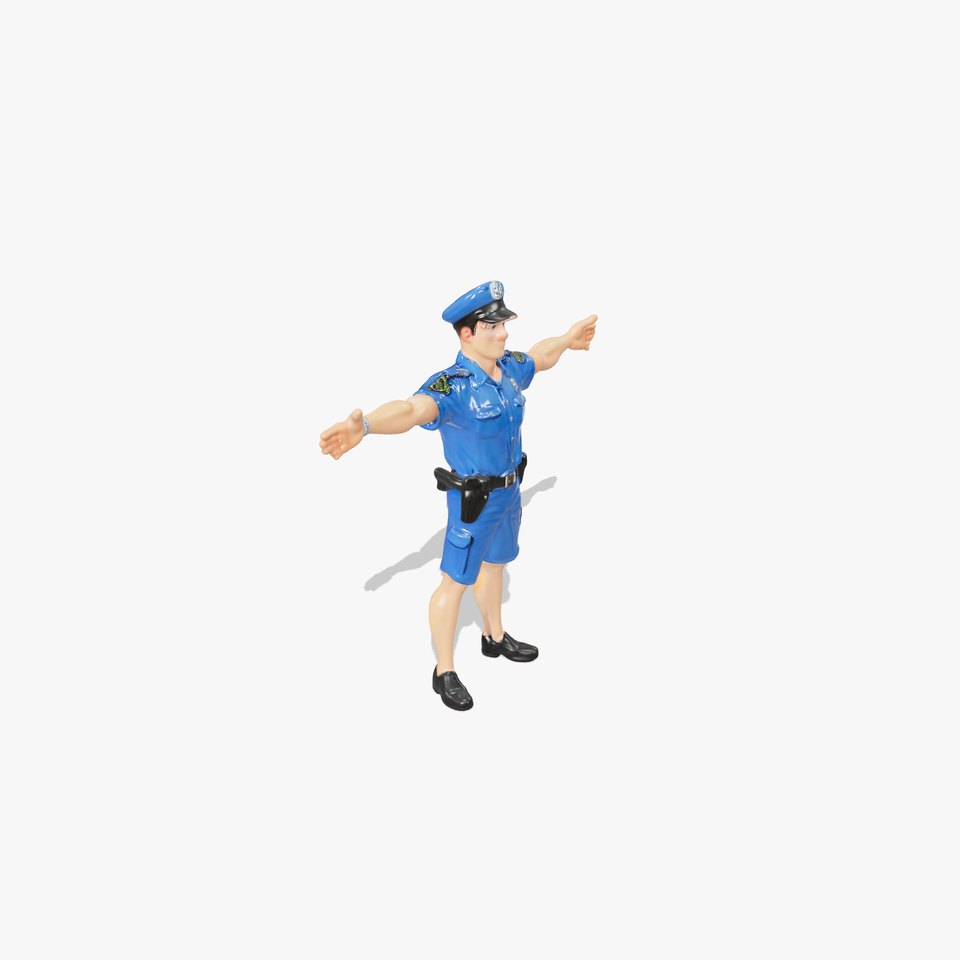 Police Officer Character Model Pack with Detailed Uniform and Accessories viewer poster