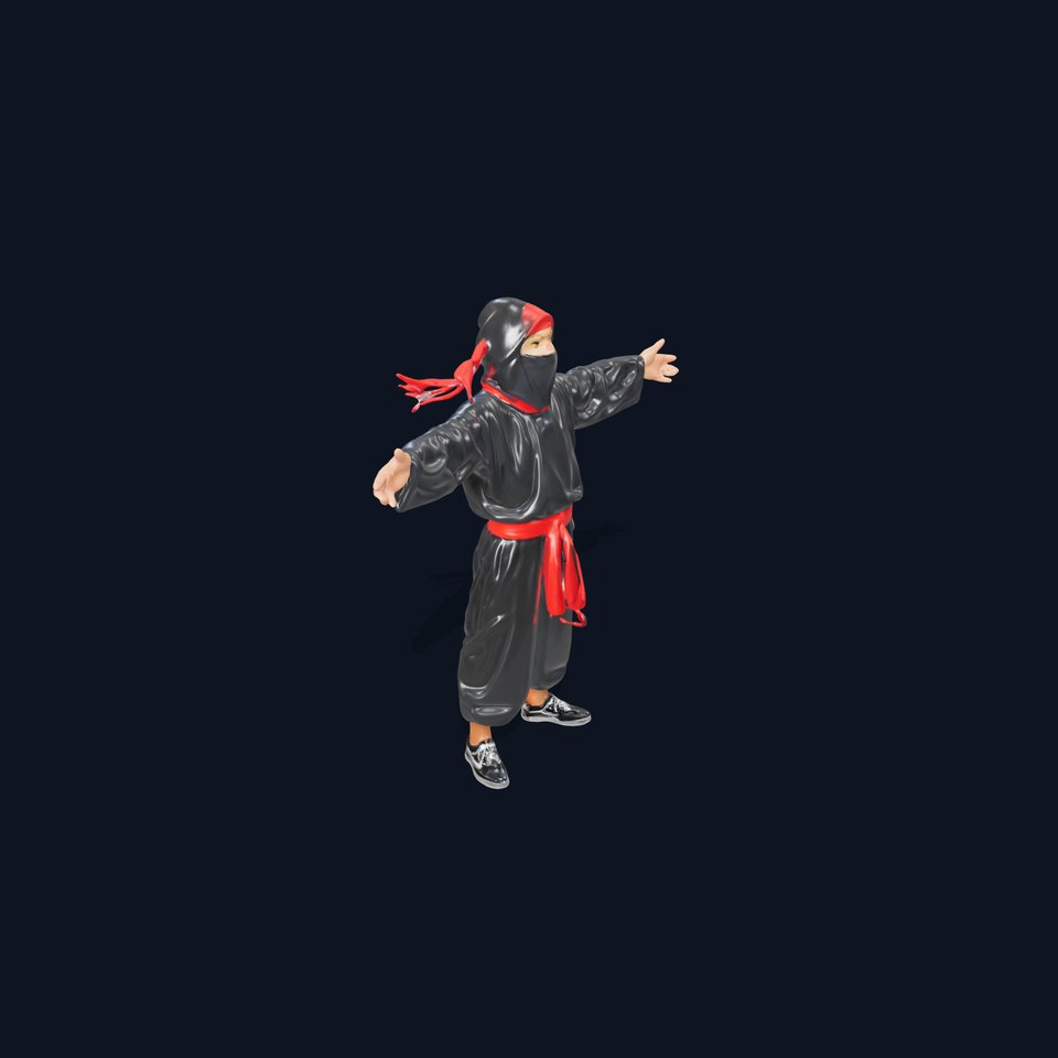 Ninja Costume Model Pack
