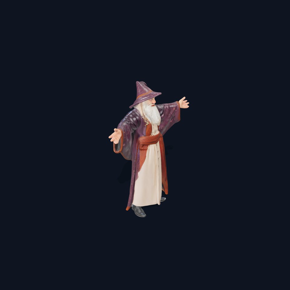Wizard Character Model Pack with PBR Textures