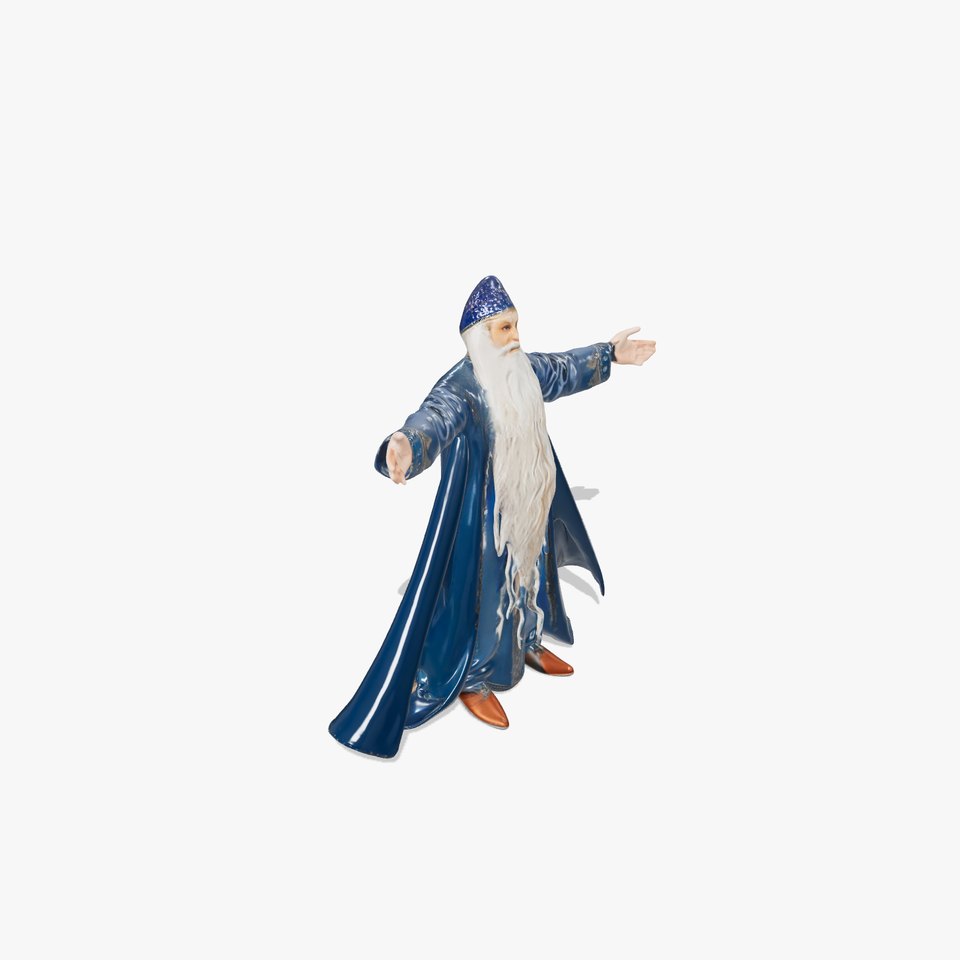 Wizard Character Model Pack with Flowing Beard
