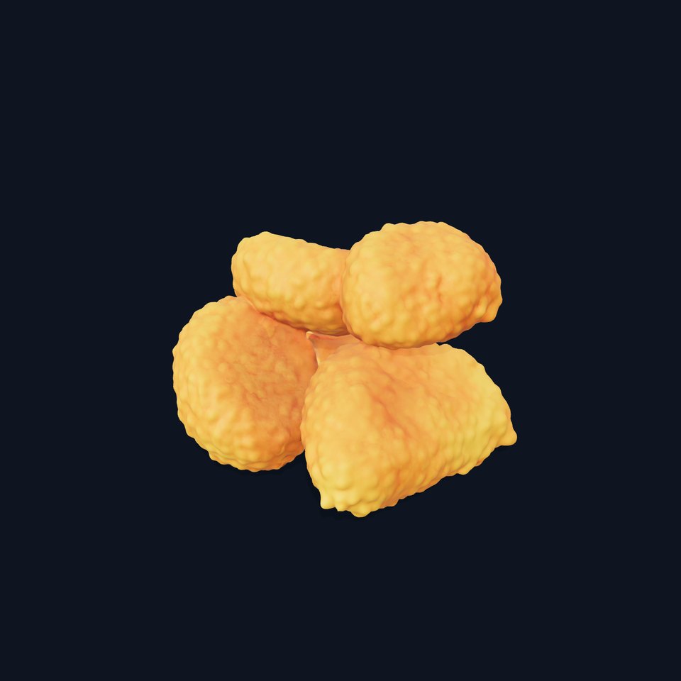 Crispy Chicken Nuggets Model Pack