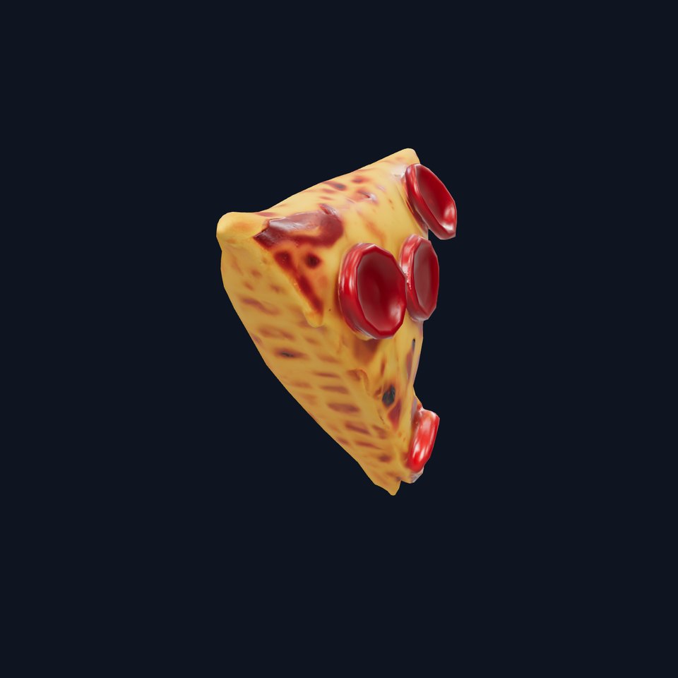 Pepperoni Pizza Slice Model Pack viewer poster