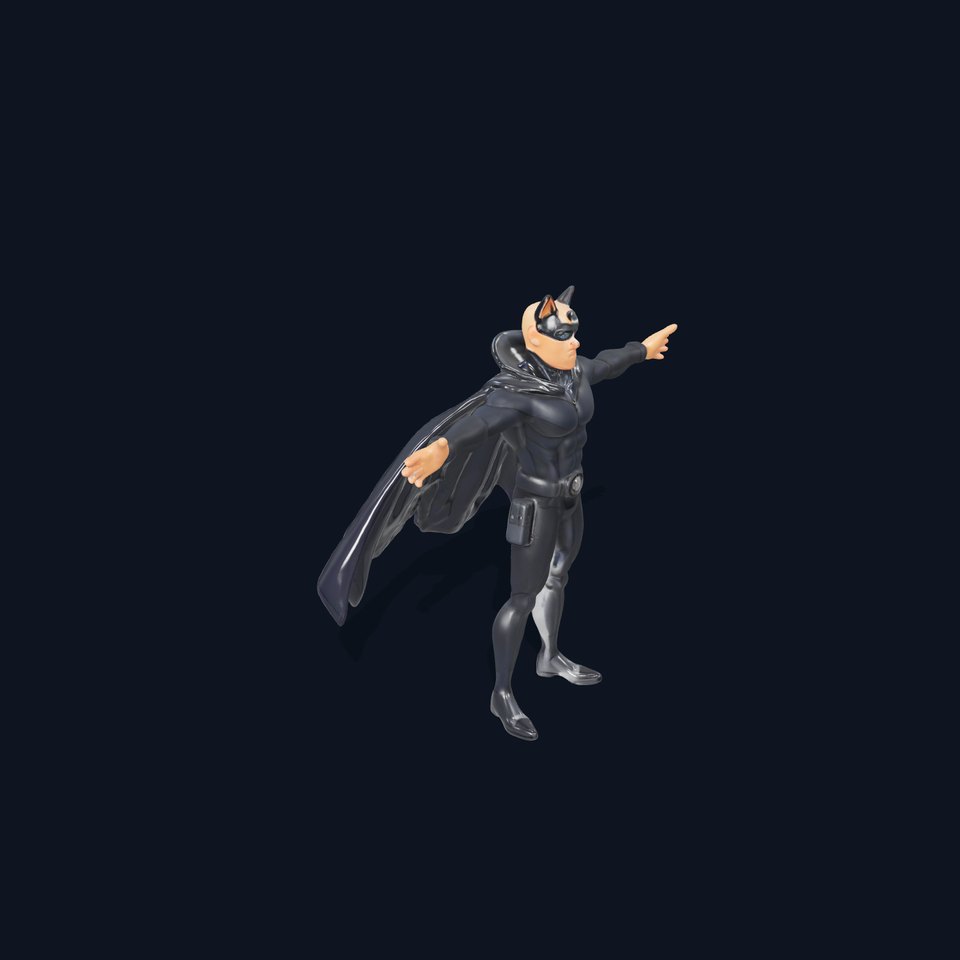 Hero Character Model Pack with Cape and Mask viewer poster