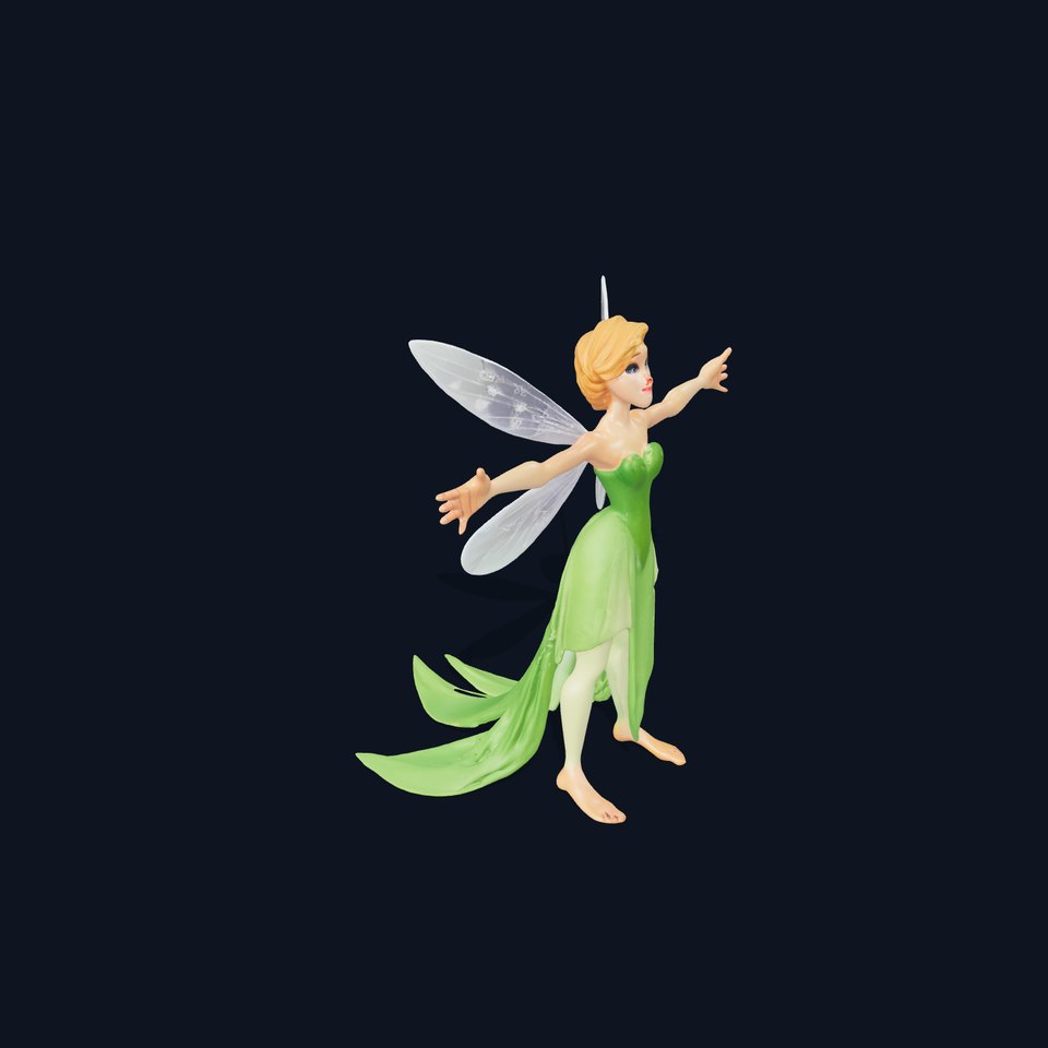Fairy Character Model Pack with Detailed Wings and Dress