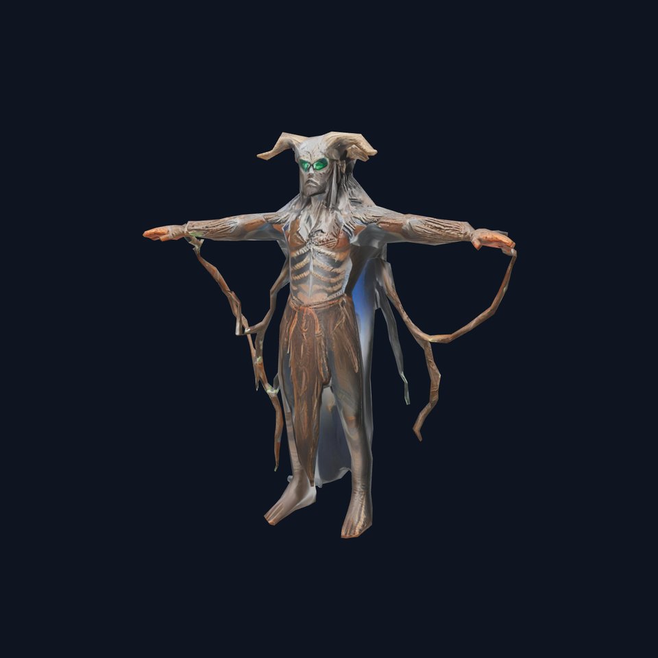 Forest Guardian Model Pack with Intricate Tree Elements