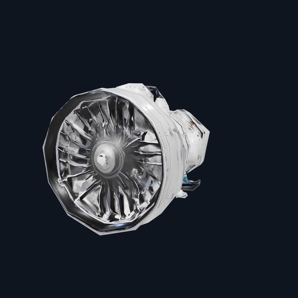 Jet Engine Model Pack with Detailed Components