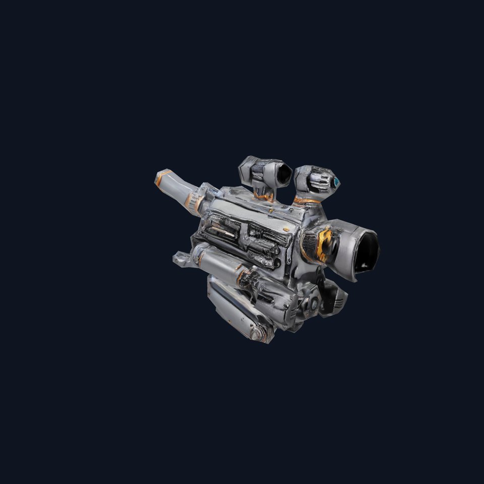 Futuristic Tactical Scope Model Pack